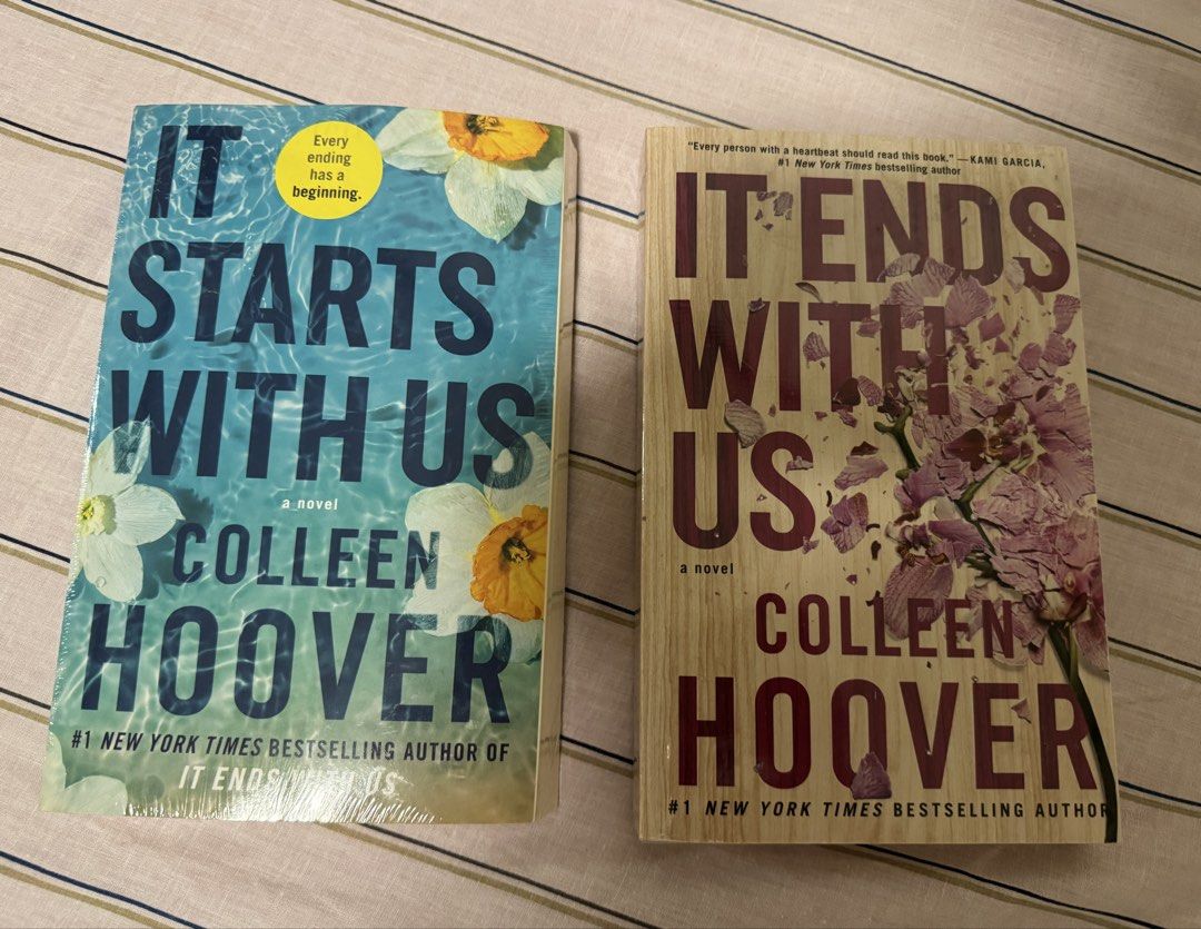 It Ends/Starts With Us by Colleen Hoover (Category: Storybooks) located in Cainta. Submitted by jennerz (Listing ID 1425129690, Image 1). Description: Brand new It Ends With Us It Starts With Us Sold as bundle Bought at National Bookstore.