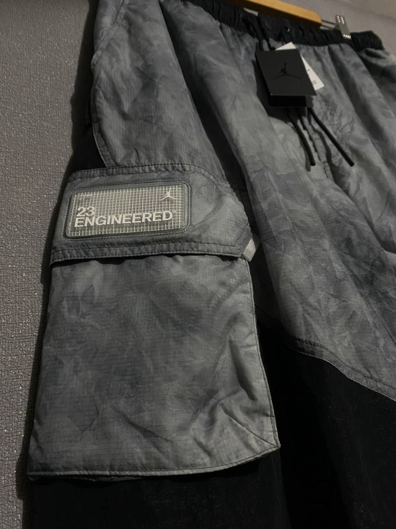 Jordan 23 Engineered Printed Cargo Pants (Category: Joggers) located in Antipolo. Submitted by mogulcollective (Listing ID 1425190754, Image 3). Description: Jordan 23 Engineered Printed Cargo Pants 2 sizes available Authentic Brand new with hangtag, need wash lang po, minor storage dirt 3XL on tag Waist - 34-40 Length - 43 Leg Opening - 7.5 (with adjustable cord lock) Brand new with hangtag 2XL on tag Waist - 32-38 Length - 42 Leg Opening - 7 (w