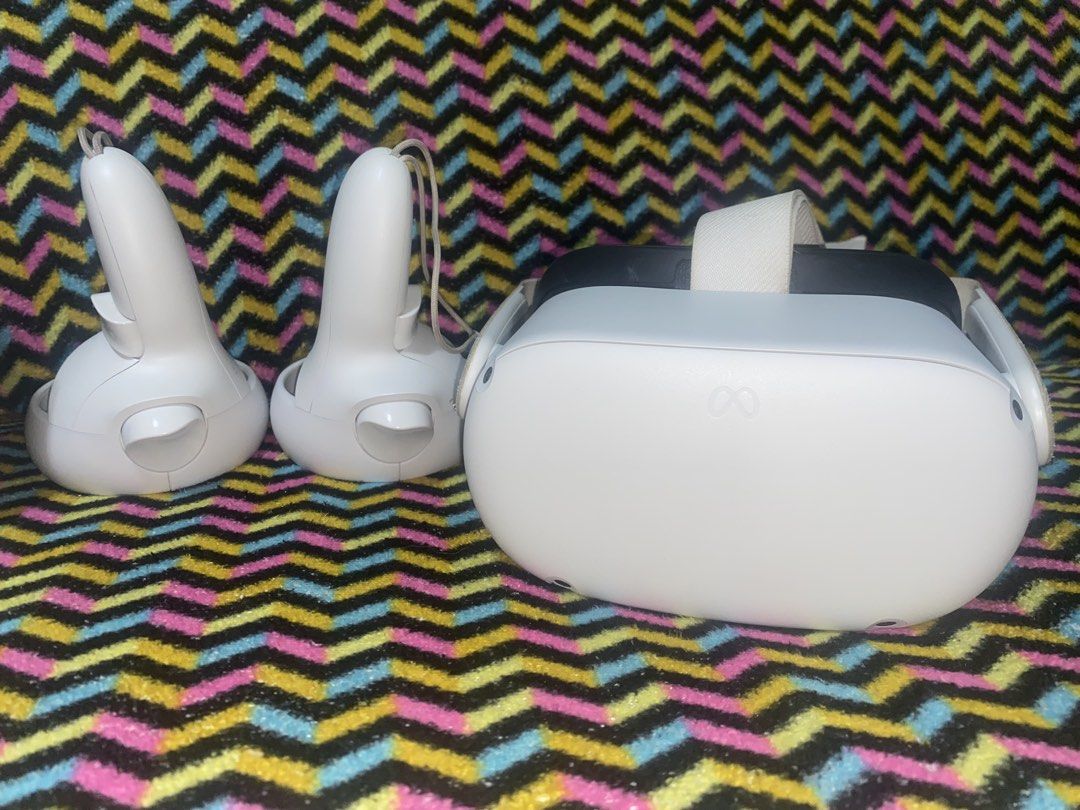 Meta Quest 2 VR Headset (Category: Virtual Reality) located in Manila. Submitted by nivrielle (Listing ID 1425093937, Image 3). Description: Willing to swap sa Nintendo Switch Jailbreak Meta Quest 2 128GB 📢Specifications‼️ 📌Hardware: • Processor: Qualcomm Snapdragon XR2 • RAM: 6GB • Storage: 128GB internal storage • Display: • Dual LCD panels • Resolution: 1832 x 1920 pixels per eye • Refresh Rate: 72Hz (default), 90Hz, 120Hz (depending on the 