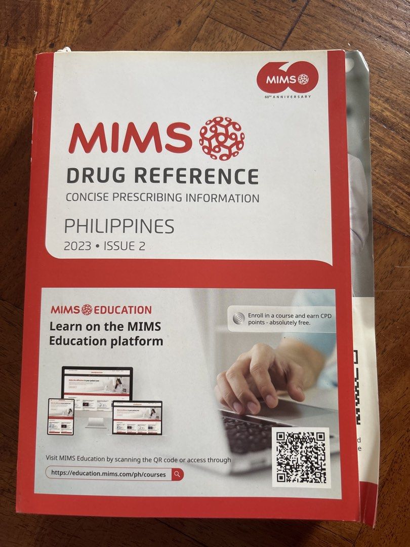 MIMS Drug Reference Philippines 2023 Issue 2 (Category: Textbooks) located in Quezon City. Submitted by aannnnee28 (Listing ID 1425076794, Image 1). Description: MIM 2023 Issue 2 4 books available.