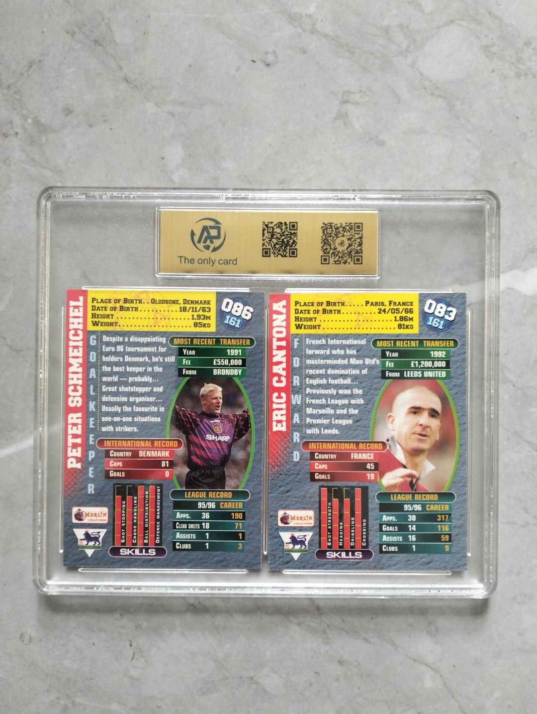 NBA Basketball 1996-97 Merlin's Manchester United Cantona Schmeichel ...