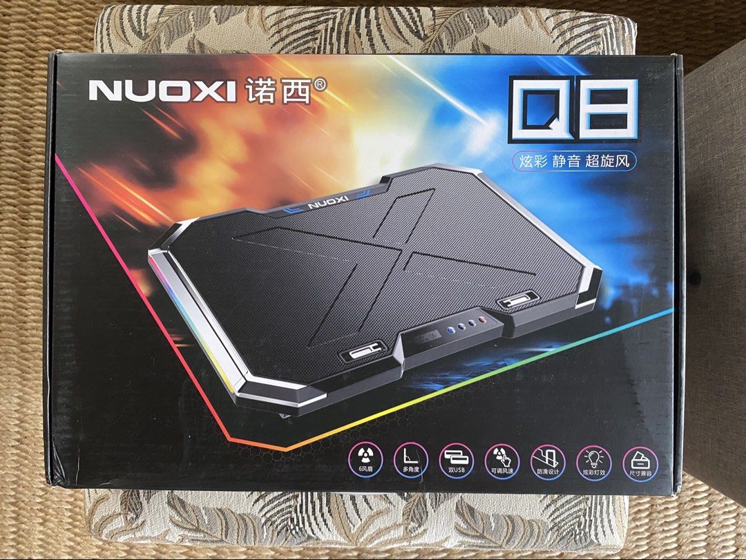 NUOXI Laptop Cooling Pad (Category: Other Accessories) located in Las Pinas. Submitted by ananabs (Listing ID 1425155854, Image 1). Description: RFS: decluttering Shipping will be shouldered by the buyer. Can allow pickup, Las Piñas area. - Used - No defects, just needs cleaning.
