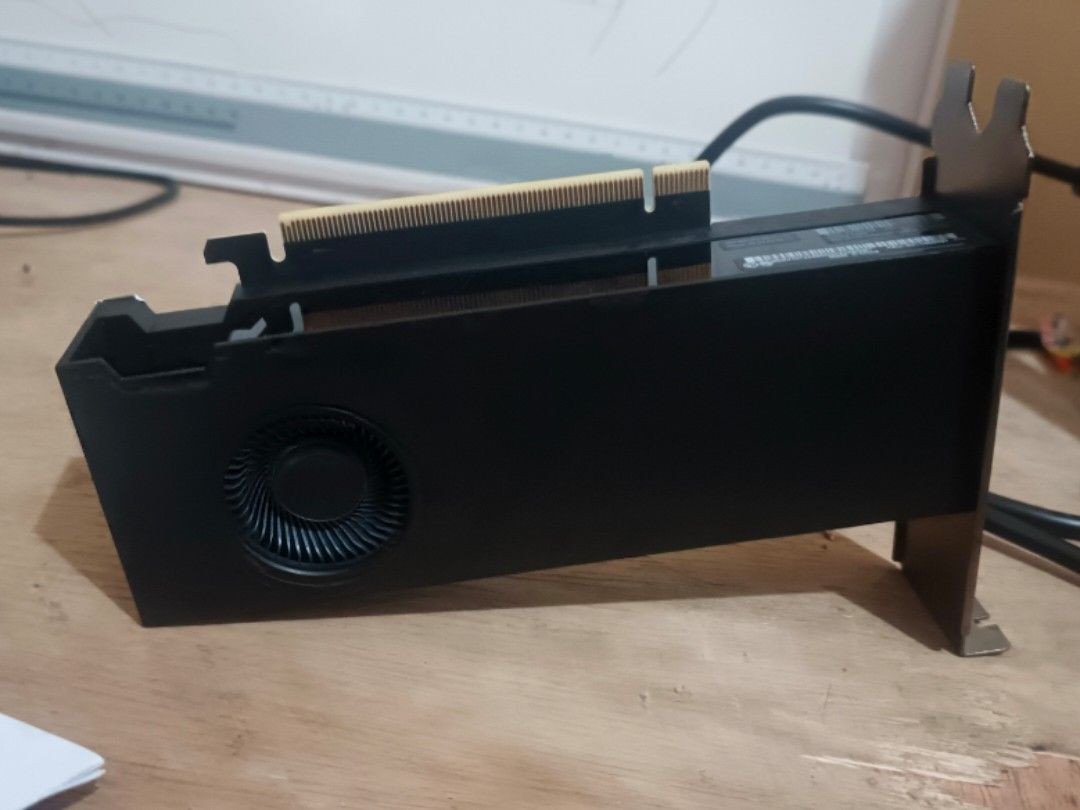 NVIDIA RTX A2000 12GB (Category: Computer Parts) located in Leyte. Submitted by yun.jin (Listing ID 1425127747, Image 1). Description: FREE Shipping to anywhere in the Philippines! Selling my used RTX A2000 12GB, it has been cleaned and repasted on March 9, 2026. Please note that this is NOT FOR GAMING, this is a low-power (70W max consumption) Enterprise-Grade Workstation GPU for Professionals..