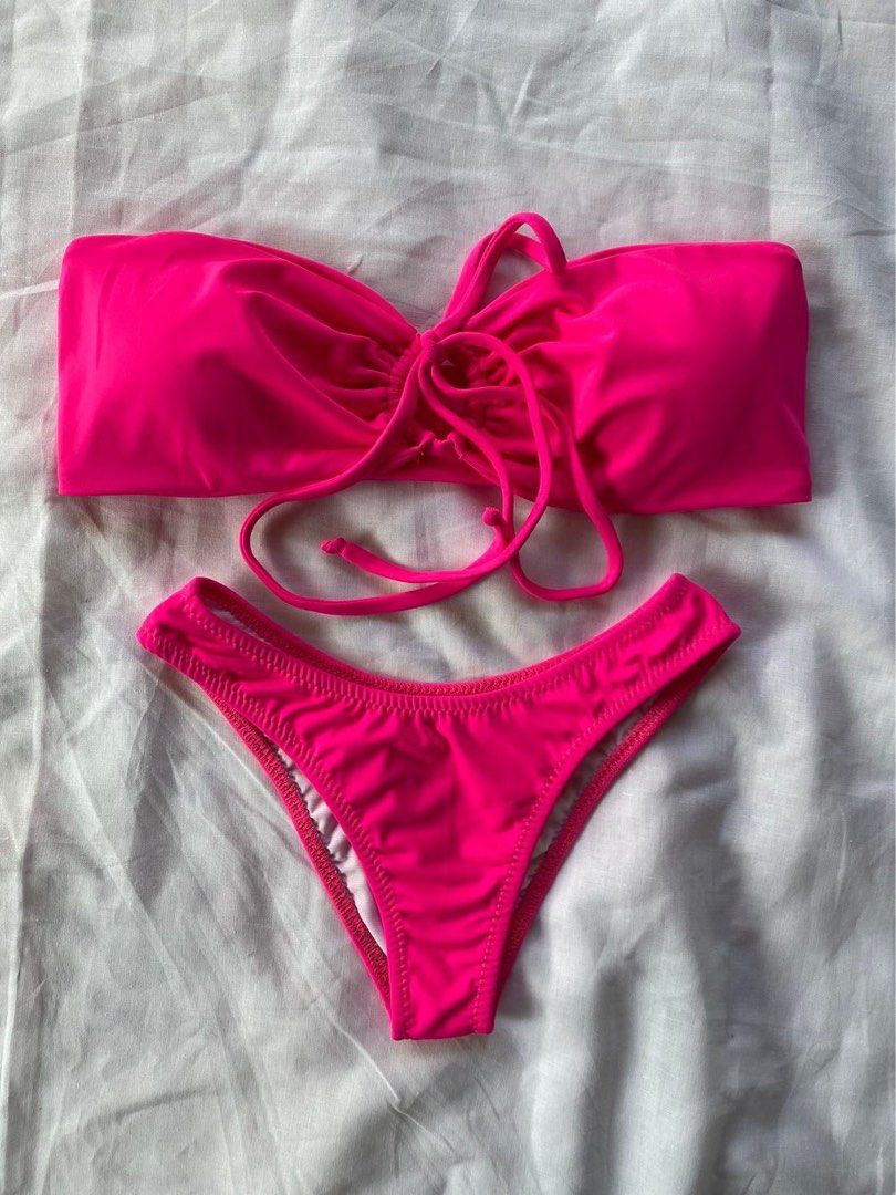 Pacific Palais Neon Pink Bikini Set (Category: Bikinis & Swimsuits) located in Quezon City. Submitted by fuzzyrat (Listing ID 1425157603, Image 1). Description: .