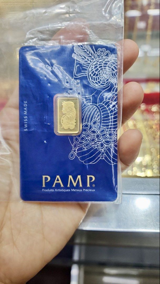 PAMP Suisse Gold Bar (Category: Currency) located in Quezon City. Submitted by jzjewelries (Listing ID 1425112285, Image 1). Description: 💰BUY NOW! Your future self will thank you! Available in: 1g - 14,999 2.5g - 34,999 999.9 Pure Swiss Gold PAMP Veriscan Assay Card Globally Recognized Investment-Grade Gold Bullion Legally Acquired Swiss Investment Gold - Can be picked up at our Physical Shop (China City Gold Center, Ongpin) - Shipping via LBC 