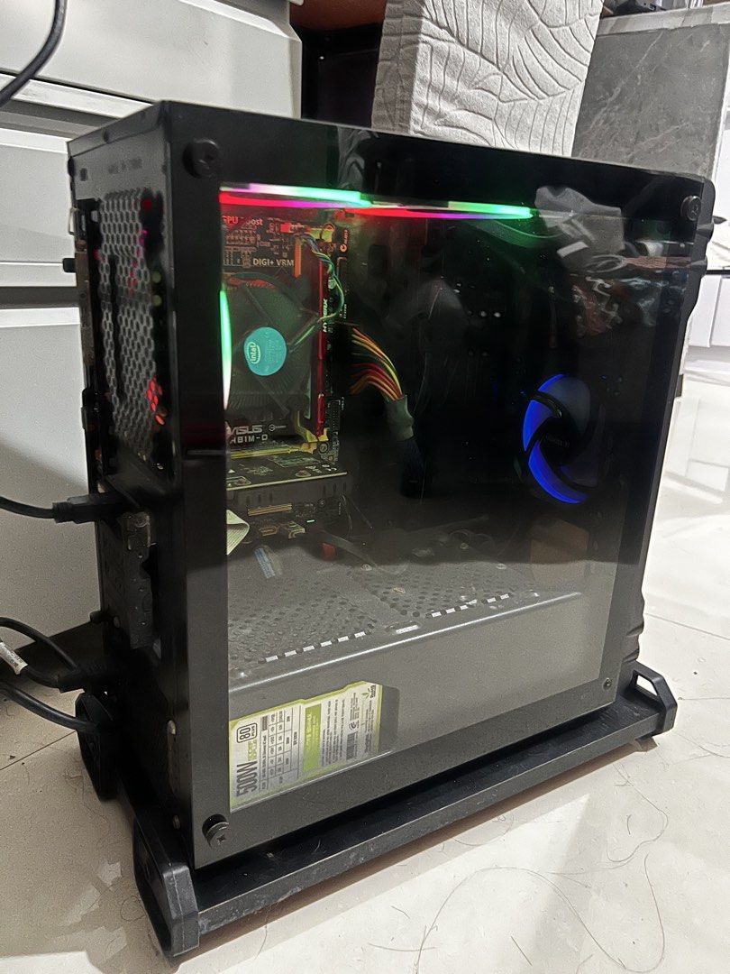 Asus PC intel i5 8GB RAM 500GBHDD (Category: Desktops) located in Mandaluyong City. Submitted by closet.mj.fox (Listing ID 1425149016, Image 3). Description: Selling my personal PC. PC feature: (Please see photo for the complete specs) - Intel Core i5-4460 CPU - 8GB RAM - NVIDIA GeForce GT 710 graphics card - Windows 10 Pro - Newly Reset - All working except for the PC case slot - The power supply is a 500W 80+ Bronze certified unit. - The setup 