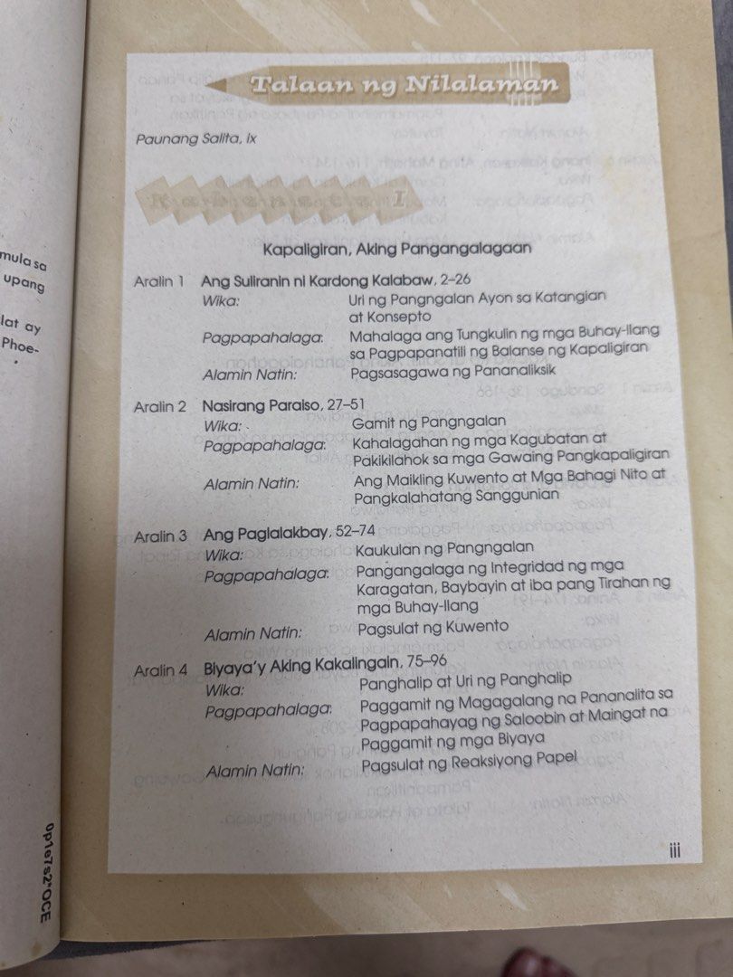 Phoenix Grade 6 Teachers Wraparound Edition (Category: Textbooks) located in Taguig. Submitted by dearestcatlady (Listing ID 1425071306, Image 2). Description: Grade 6 Teachers Wraparound Edition textbook from Phoenix Publishing House. It covers Wika at Pagbasa para sa Elementarya, aligned with the K to 12 curriculum. The authors are Emily V. Marasigan and Louie C. Tesalona, with Alma M. Dayag as the coordinator. It includes an ICT enhanced secti