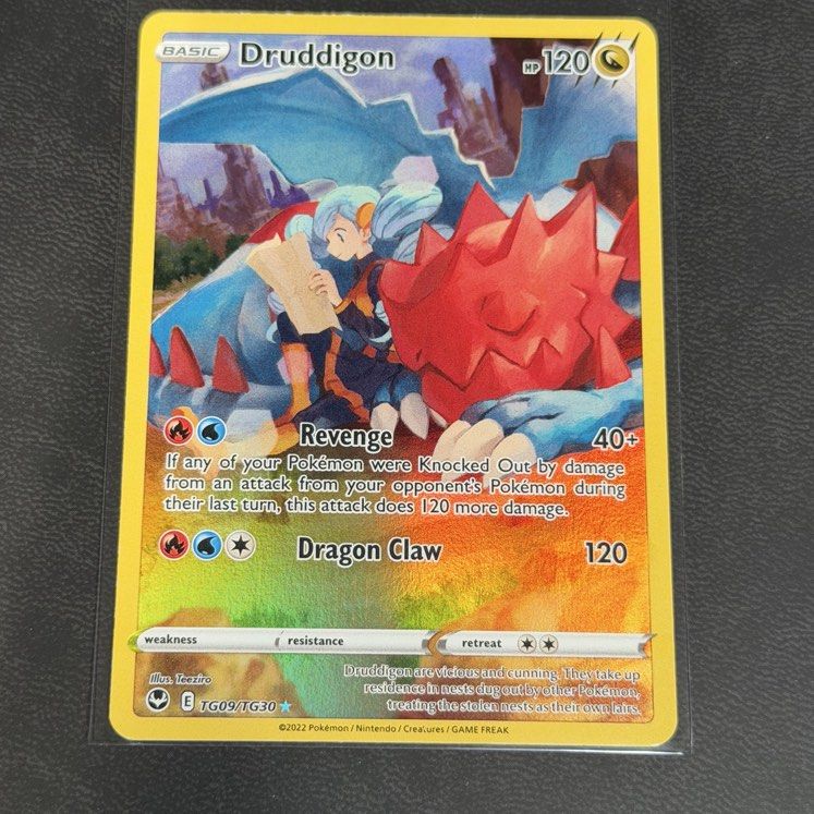 Pokemon TCG - Druddigon TG09/TG30, Hobbies & Toys, Toys & Games on ...