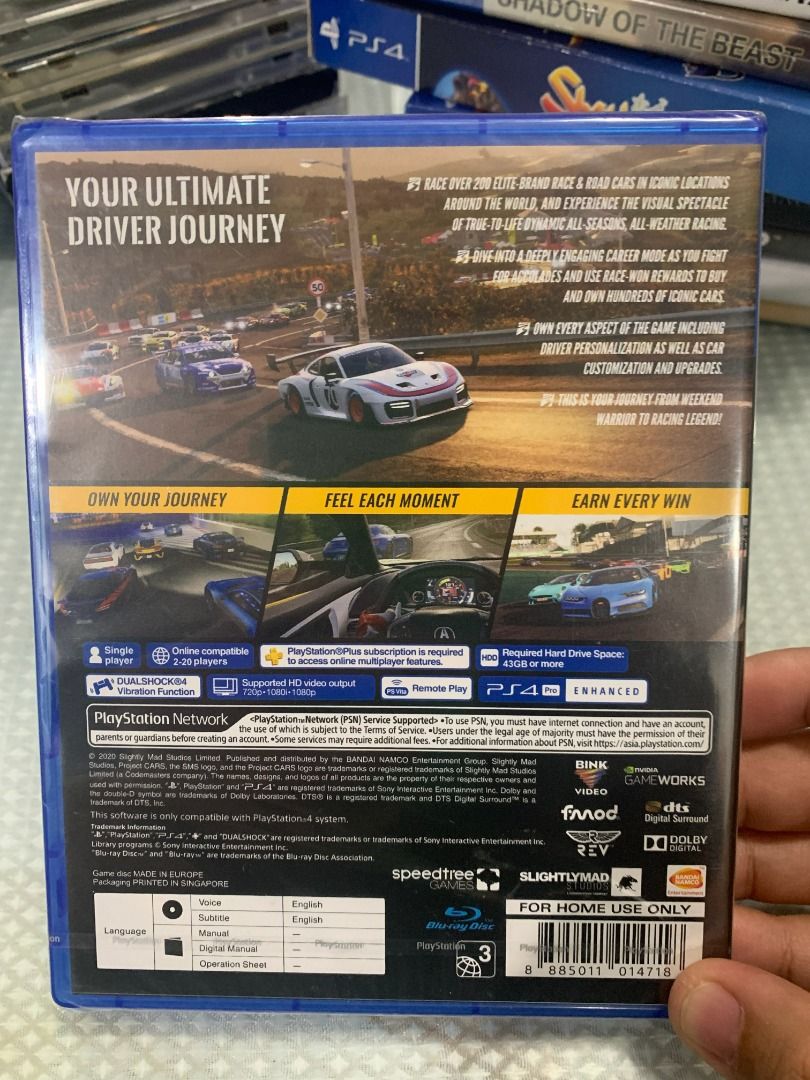 Project Cars 3 for PS4 (sealed) (Category: PlayStation) located in Manila. Submitted by matthew_lumibao (Listing ID 1425210546, Image 1). Description: Meetup Location: - Balanga City, Bataan Shipping via: - J&T or Flash PM for more details..