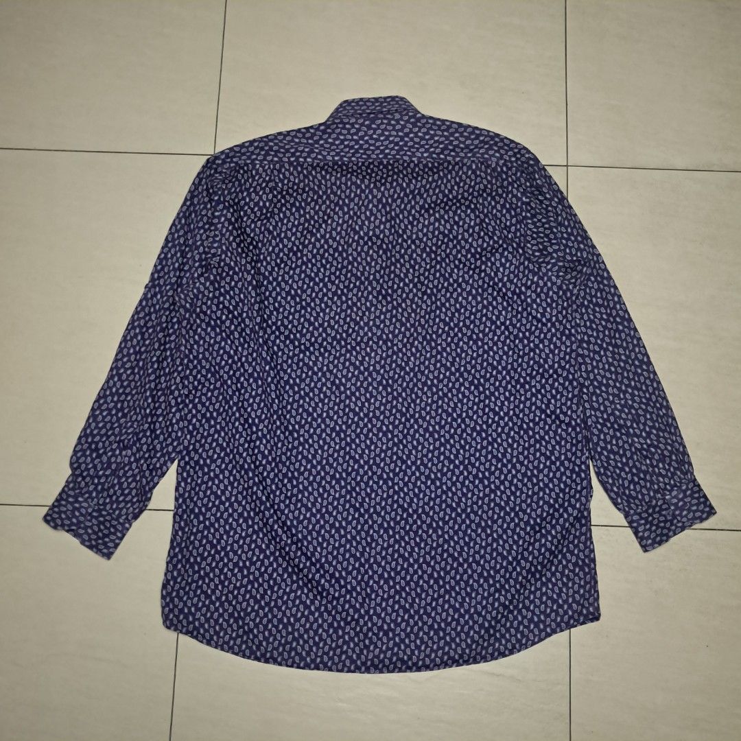 Purple Paisley Patterned Long Sleeve Shirt (Category: Tshirts & Polo Shirts ) located in Quezon City. Submitted by andalee_ (Listing ID 1425129352, Image 2). Description: Purple Paisley Patterned Longsleeve Shirt Dimensions in next pics .