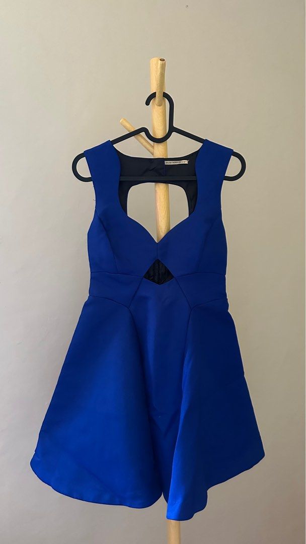 Royal Blue cocktail dress (Category: Dresses) located in Las Pinas. Submitted by audscams (Listing ID 1425085204, Image 1). Description: Royal blue cocktail dress - bought this in people are people ATC - only used once - perfect for events 🤍 - message for when worn pics - fits XS-S body frames .