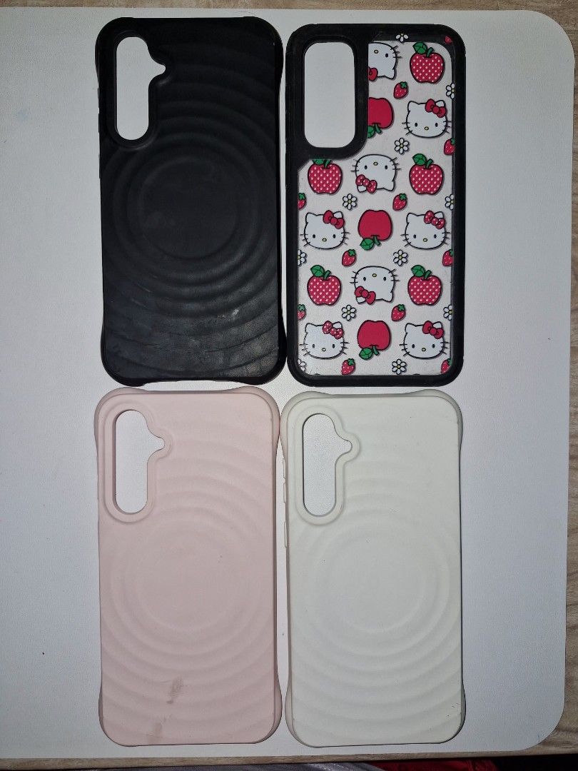 Samsung S23 FE Case (Category: Cases & Sleeves) located in Guinobatan. Submitted by aublrn (Listing ID 1425195057, Image 1). Description: RFS: Decluttering •The pink one has a small hair dye stain, barely noticeable •All (except for the hello kitty one) are magsafe NO COD (Loc: Albay) SF shouldered by the buyer.