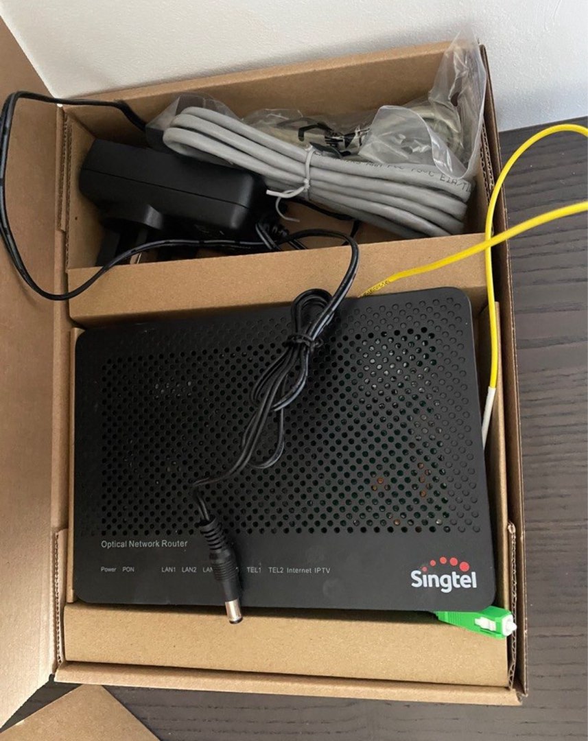 Singtel Optical Network Router, Computers & Tech, Parts & Accessories ...