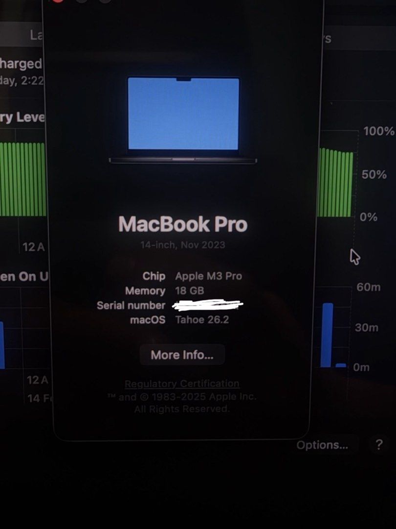Apple MacBook Pro 14-inch Upgraded (M3 Pro, 18GB, 512Gb) - Like New ...