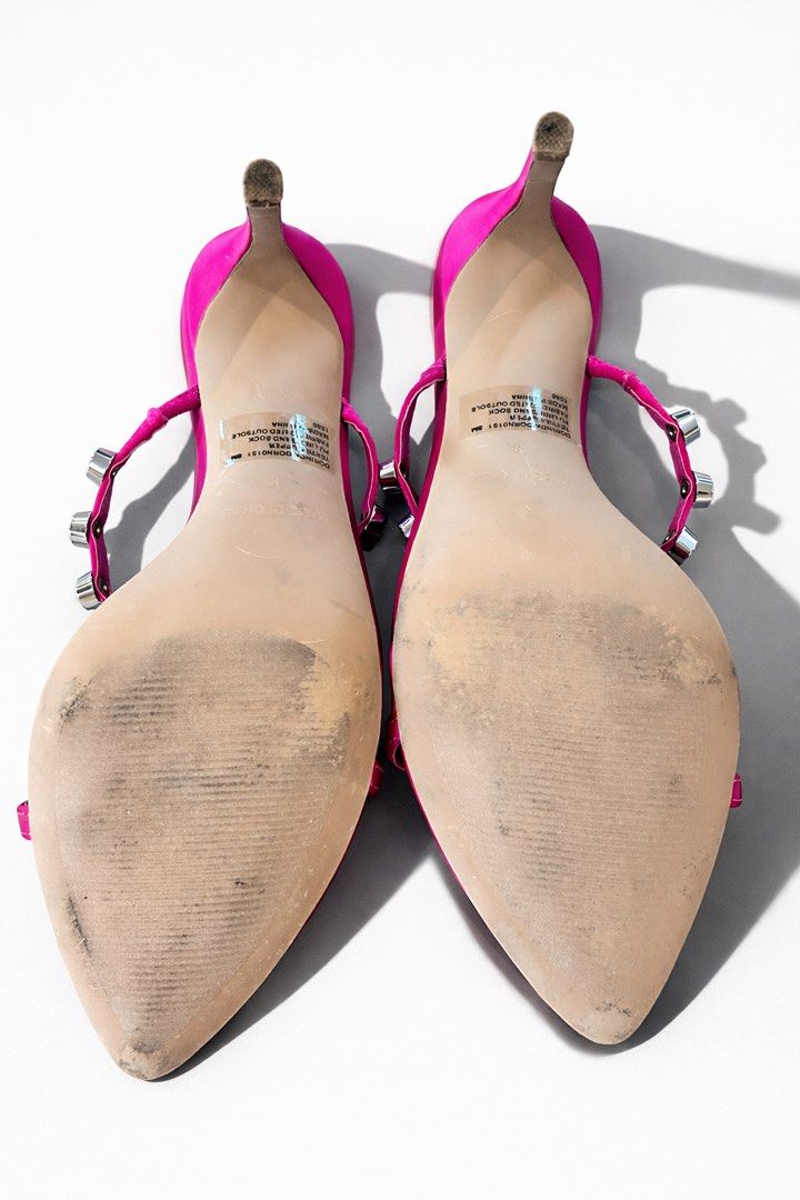 Steve Madden Pink Studded Heels (Category: Heels) located in Antipolo. Submitted by cl026 (Listing ID 1425065572, Image 2). Description: hot pink, slightly used.