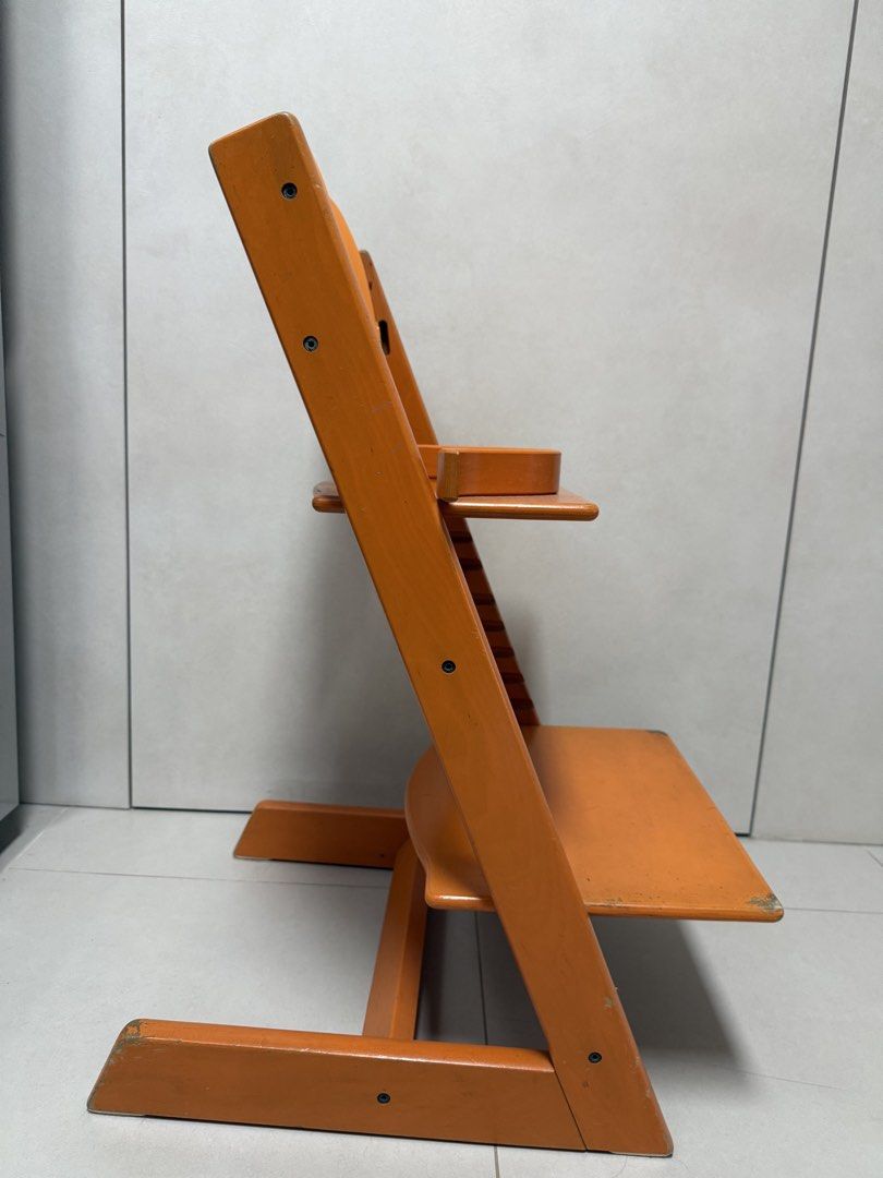 Stokke Tripp Trapp High Chair - Orange (Category: Baby High Chairs) located in Singapore. Submitted by dinodino28 (Listing ID 1425089145, Image 2). Description: .