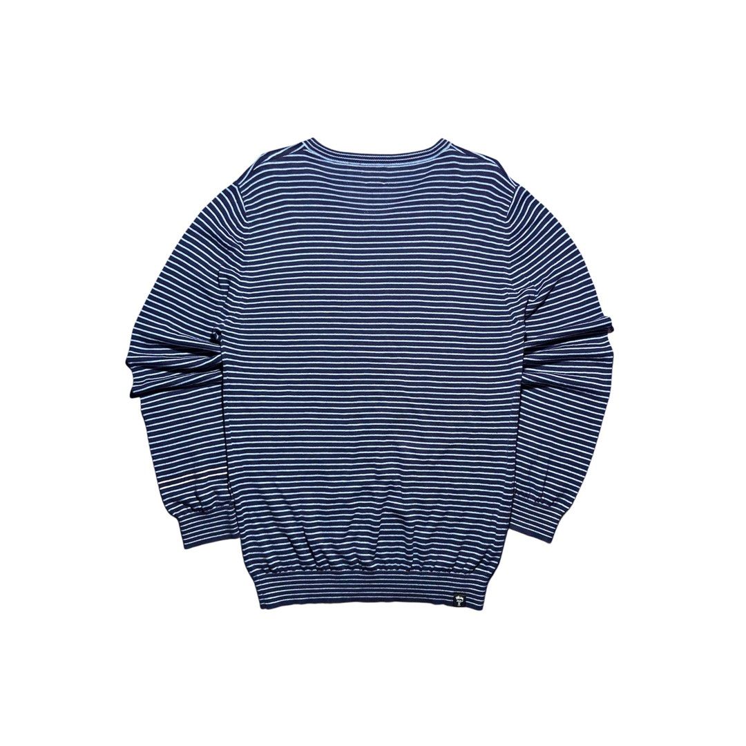 Stussy Striped V-Neck Sweater Authentic (Category: Coats, Jackets and Outerwear) located in Legazpi City. Submitted by luxrystreet (Listing ID 1425126692, Image 2). Description: ▪️STUSSY STRIPE V-NECK SWEATER AUTHENTIC ▪️WIDTH: 20.5 ▪️LENGTH: 28 ▪️IN EXCELLENT CONDITION ▪️COLOR MAY VARY DUE TO LIGHTING ▪️MANAGE YOUR EXPECTATIONS CAN PROVIDE OTHER PICTURES UPON REQUEST ISSUE(S): NONE HAPPY THRIFTING☕ -FREE STICKER IN EVERY PURCHASE🫣.