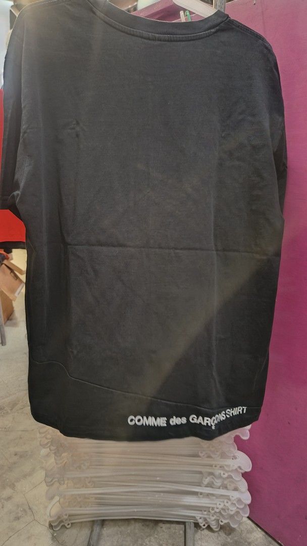 Supreme Comme des Garcons SHIRT Split Box Logo Tee Black (Category: Tshirts & Polo Shirts ) located in Batangas. Submitted by riyanasiafashionshop (Listing ID 1425080020, Image 2). Description: The Supreme Comme des Garcons SHIRT Split Box logo Tee is a small part of the new collection but arguably the most sought after. .