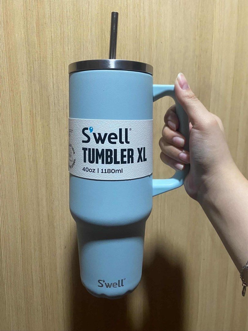 S'well Tumbler XL 40oz Powder Blue (Category: Water Bottles & Tumblers) located in Las Pinas. Submitted by lovedbymeia (Listing ID 1425205602, Image 1). Description: Brand new with tags Gcash Shipping shouldered by buyer!!.
