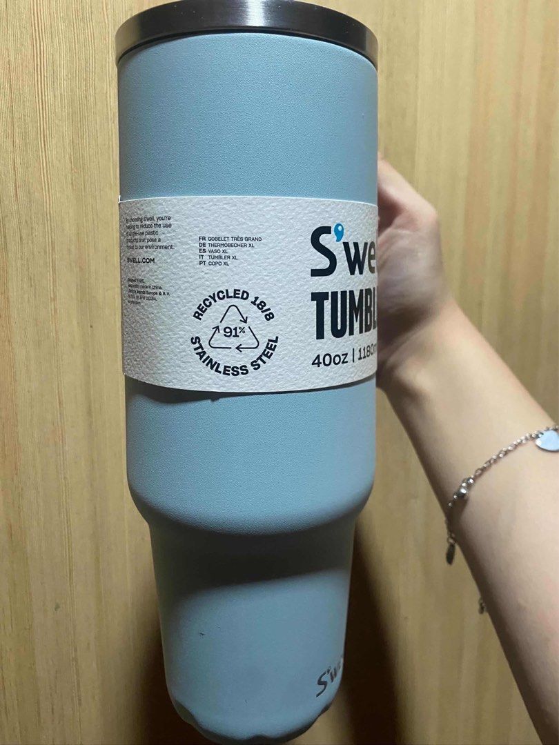 S'well Tumbler XL 40oz Powder Blue (Category: Water Bottles & Tumblers) located in Las Pinas. Submitted by lovedbymeia (Listing ID 1425205602, Image 2). Description: Brand new with tags Gcash Shipping shouldered by buyer!!.