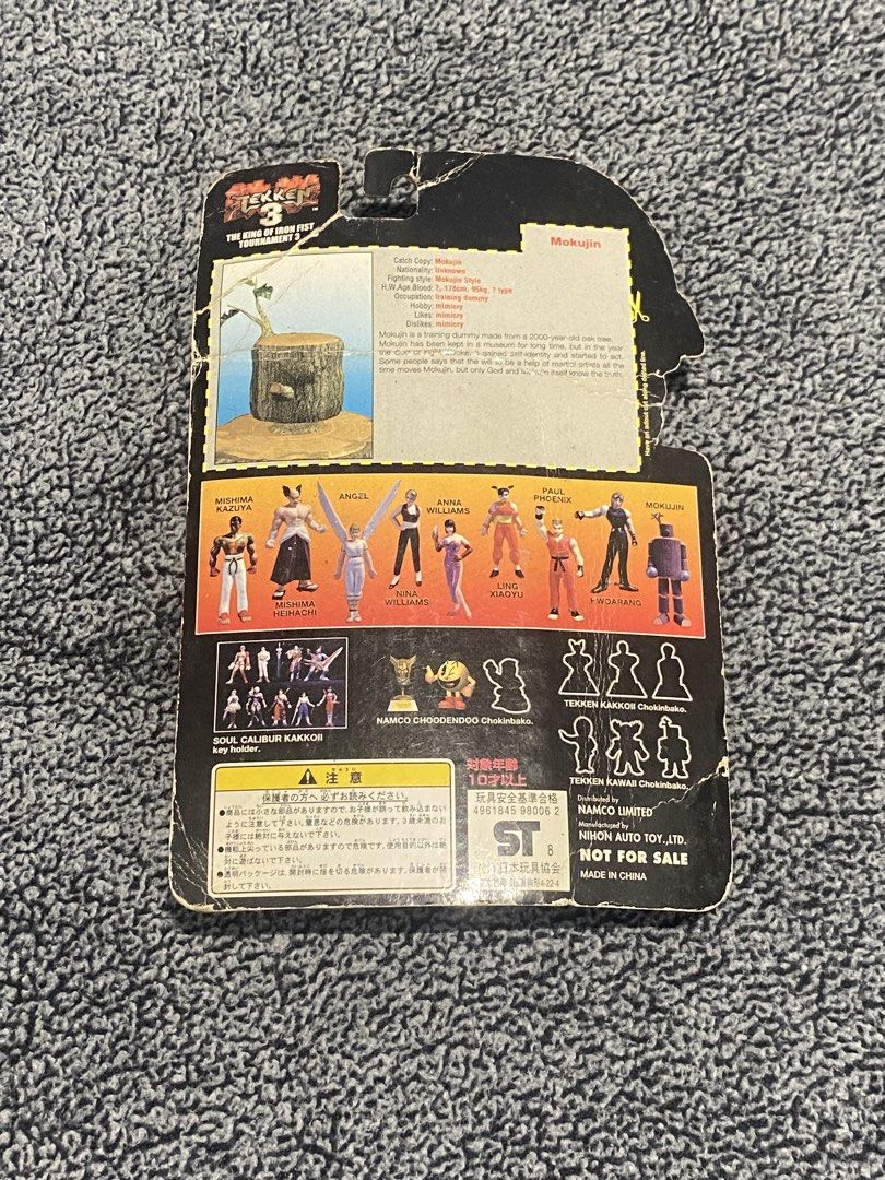 Tekken 3 Mokujin Figure (Very Rare) (Category: Figurines & Statues) located in Taguig. Submitted by moonachoo (Listing ID 1425069028, Image 2). Description: -Box Condition: 3/10 -Plastic encasing the figure is heavily yellowing due to it’s age -Selling this figure for funds. If you have any questions, kindly PM me. Thank you!.