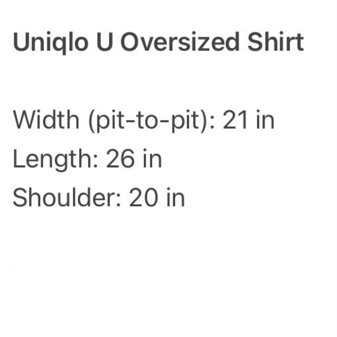 Uniqlo U Brown Oversized Shirt (Category: Tshirts & Polo Shirts ) located in Quezon City. Submitted by andalee_ (Listing ID 1425132347, Image 2). Description: Uniqlo U Brown Oversized Shirt RFS: Decluttering Dimensions in the next pics.