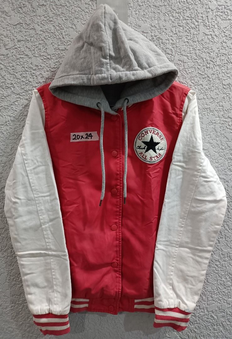 VINTAGE CONVERSE CHUCK TAYLOR ALL STAR - REVERSIBLE HOODED VARSITY ...