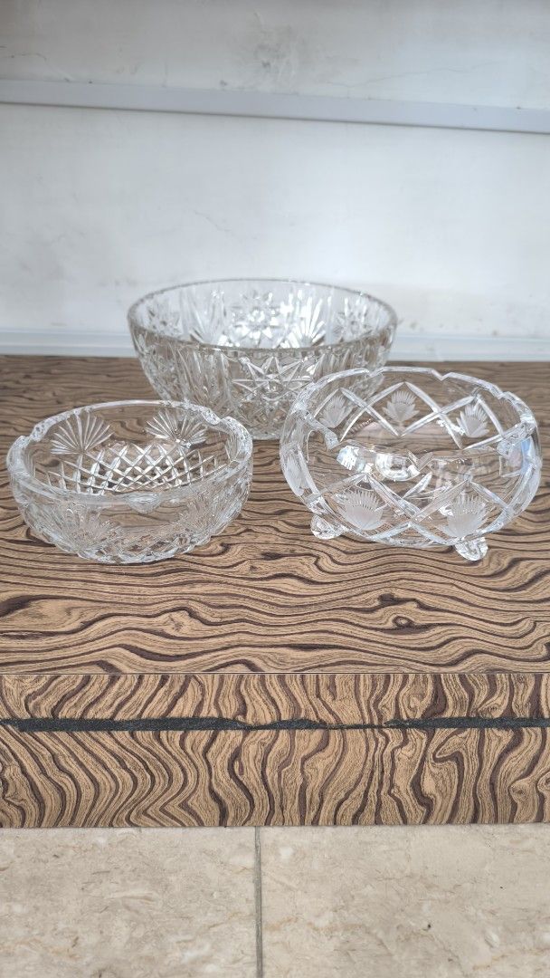 Vintage Crystal Bowls