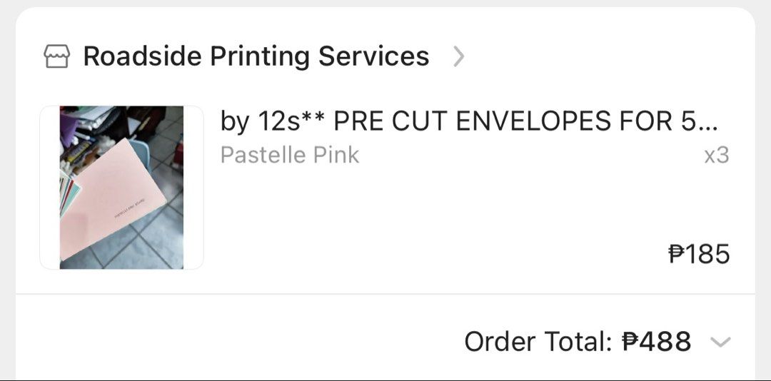 Wedding Pink Envelopes Precut Invitation (Category: Occasions & Party Supplies) located in Manila. Submitted by thegirlwiththecardigan (Listing ID 1425089656, Image 3). Description: Unused 18 pcs pink envelopes for invitation. Excess from Dec 2025 wedding Take all.