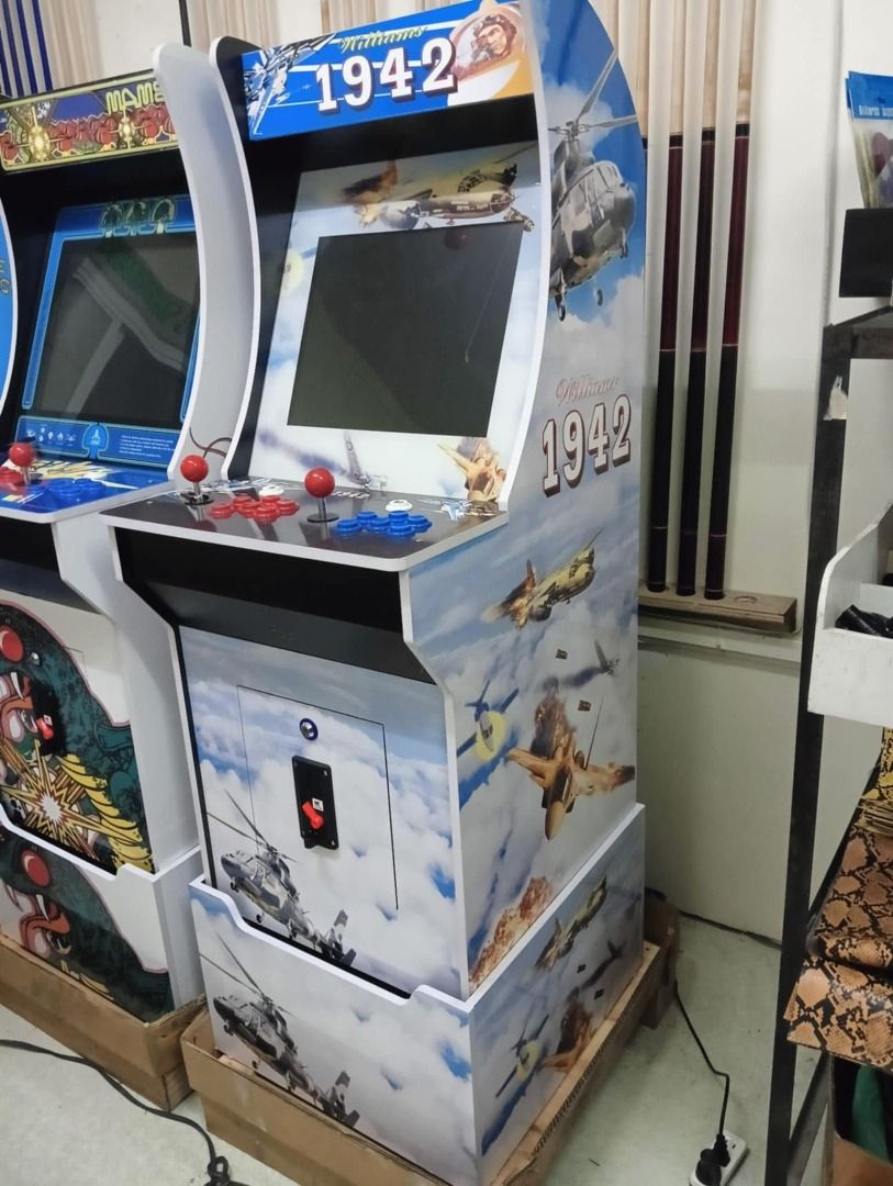 williams 1942 video game arcade machine (Category: Everything Else Others) located in San Pablo. Submitted by vennisa.sportssupplies (Listing ID 1425140128, Image 2). Description: Williams 1942 Video Arcade Machine Php53,400 Product details: ✔ Size: W71*D74.5*H174cm ✔ Display: 26inch LCD ✔ Material: MDF Wood ✔ Voltage: 110V/220V ✔ Weight: 100KG ✔ Player: Two ✔ Color: As picture Features: 1. High-quality upright arcade machine 2. 520 classic arcad