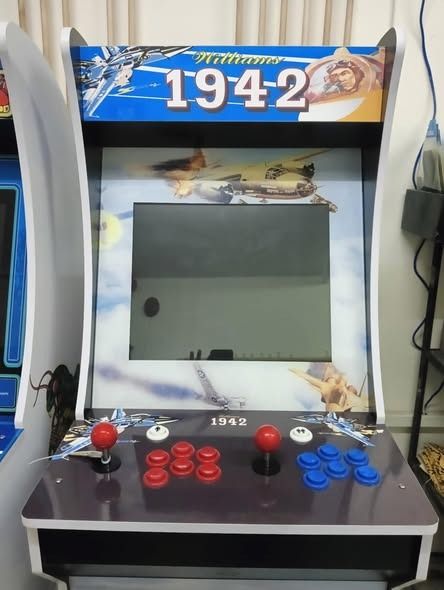 williams 1942 video game arcade machine (Category: Everything Else Others) located in San Pablo. Submitted by vennisa.sportssupplies (Listing ID 1425140128, Image 3). Description: Williams 1942 Video Arcade Machine Php53,400 Product details: ✔ Size: W71*D74.5*H174cm ✔ Display: 26inch LCD ✔ Material: MDF Wood ✔ Voltage: 110V/220V ✔ Weight: 100KG ✔ Player: Two ✔ Color: As picture Features: 1. High-quality upright arcade machine 2. 520 classic arcad