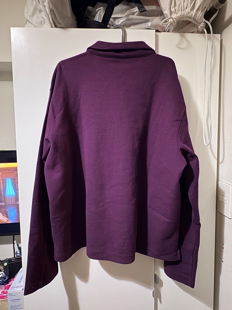 Zara Long Sleeve Polo Shirt - Medium (Category: Tshirts & Polo Shirts ) located in Makati City. Submitted by goodbuyitems (Listing ID 1425226361, Image 2). Description: size medium used once decluttering.