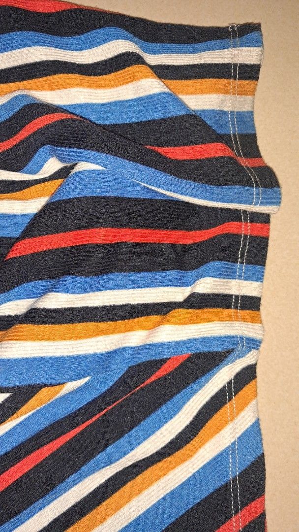 Zara Striped Dress - Size M (Category: Dresses) located in Cavite. Submitted by naning049 (Listing ID 1425177959, Image 3). Description: STRIPED COTTON DRESS ZARA COLLECTION Lightly-used Chest- 35"-38" Length drop from shoulder- 43" Size on tag- M needs wash. bawal sa maarte.