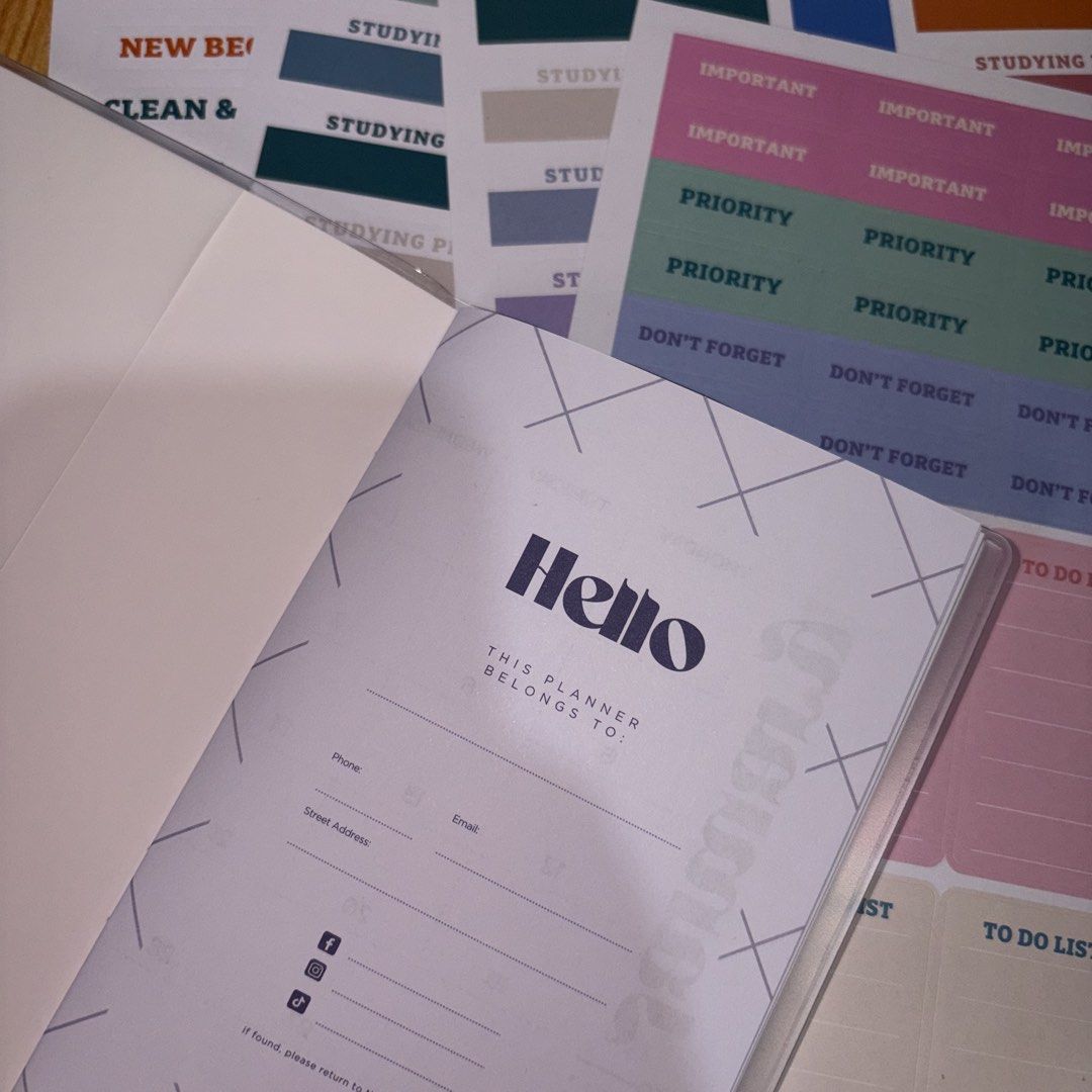2026 Mini Planner with Stickers and Memo Pad (Category: Stationery & School Supplies) located in Malabon City. Submitted by aruscart (Listing ID 1425306042, Image 3). Description: TAKE ALL All Brand New Bought from Flying Tiger and NBS .
