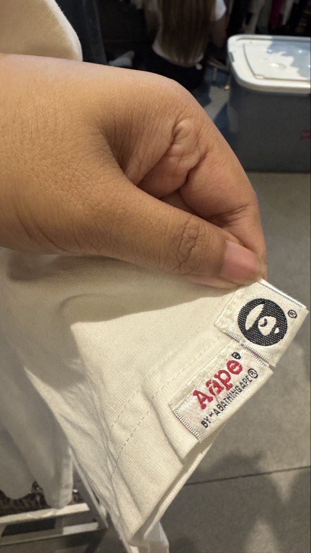 Aape by A Bathing Ape T-shirt (Category: Tshirts & Polo Shirts ) located in Manila. Submitted by pringlesssy (Listing ID 1425436198, Image 3). Description: Size: Medium Quezon city.