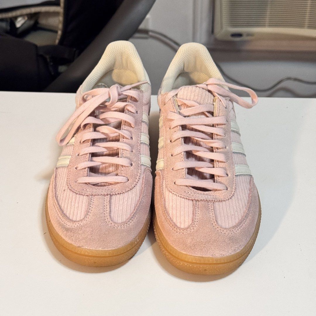 Adidas Handball Spezial Sandy pink (Category: Sneakers) located in Makati City. Submitted by ilydeclutter (Listing ID 1425397109, Image 2). Description: Adidas handball spezial Sandy Pink Size US 7.5 / UK 6 Used twice only No box.