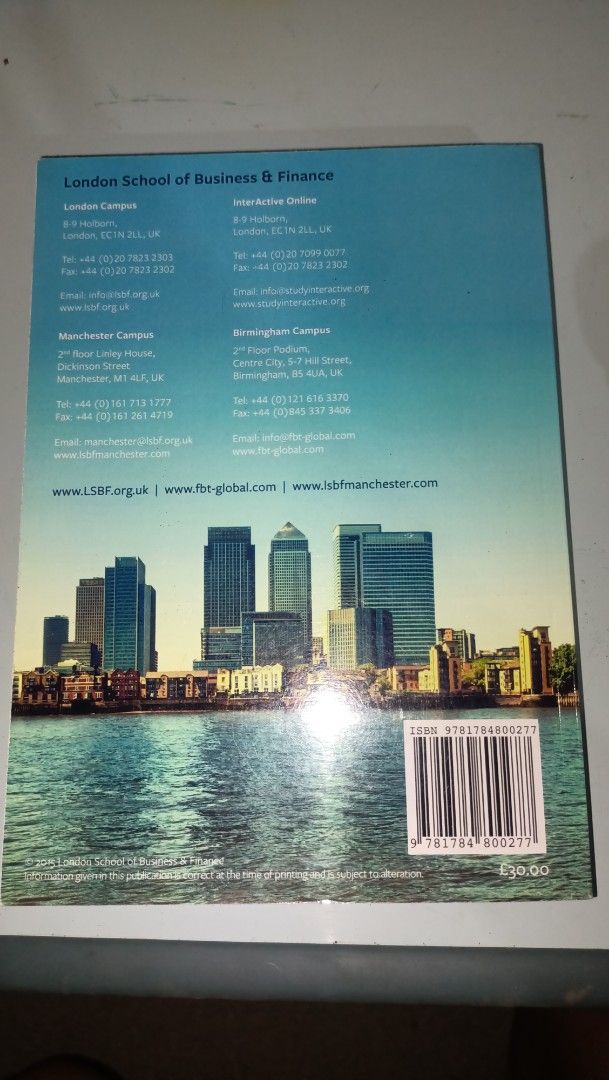 Advanced Financial Management ACCA P4 Study Manual 2015 (Category: Textbooks) located in Munoz. Submitted by larryc1212 (Listing ID 1425282432, Image 3). Description: Advanced Financial Management ACCA P4 Study Manual 2015.