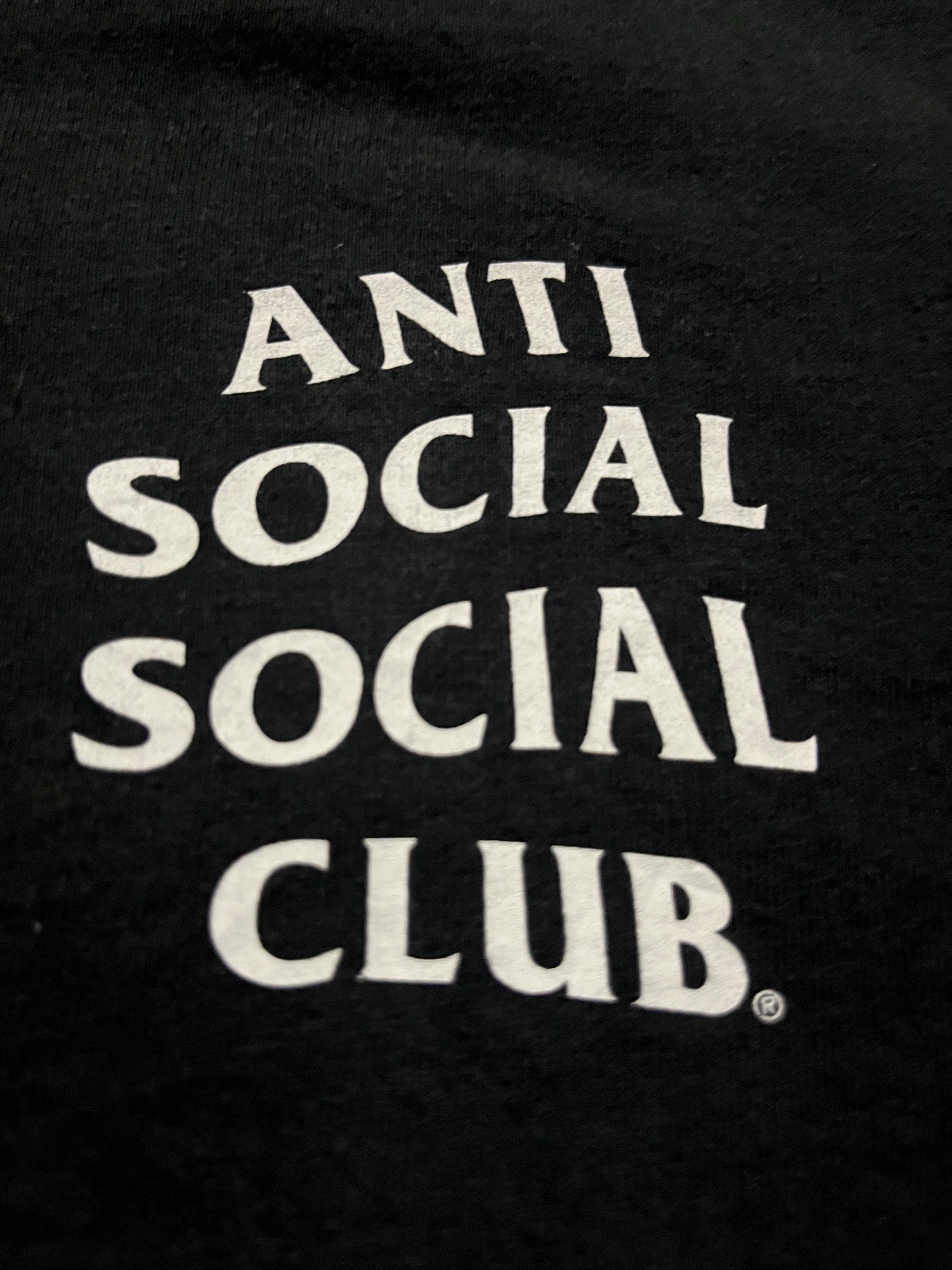 Anti Social Social Club Black Tee (Category: Tshirts & Polo Shirts ) located in Santa Cruz. Submitted by __incognito (Listing ID 1425385102, Image 3). Description: Anti social social club kkoch black tee 💋 20 width 27 length -issue none.