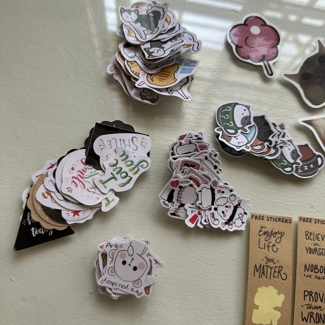 Assorted Stickers - Cats, Quotes, and More! (Category: Art & Prints) located in Marilao. Submitted by extra_stuff (Listing ID 1425251100, Image 2). Description: .