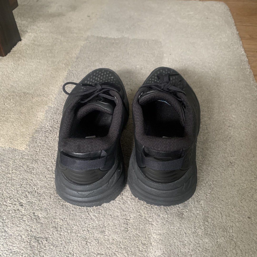 Authentic HOKA Black Shoes (Slip Resistant (Category: Sneakers) located in Quezon City. Submitted by icazcloset (Listing ID 1425320804, Image 3). Description: Bought in US no box.