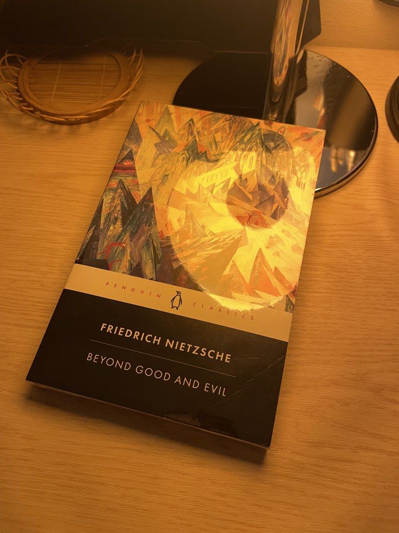 Beyond Good and Evil by Friedrich Nietzche (Category: Storybooks) located in Cebu City. Submitted by gene.cartz (Listing ID 1425440695, Image 1). Description: 🏌️ item desc: sealed & never opened 🏌️ og price: 460 (as seen in 2nd pic), bought in fullybooked 🏌️ rfs: dupe 🏌️ mop: gcash/gotyme/maya 🏌️ mod: angkas or maxim (within cebu citu), jnt (outside ceb) .