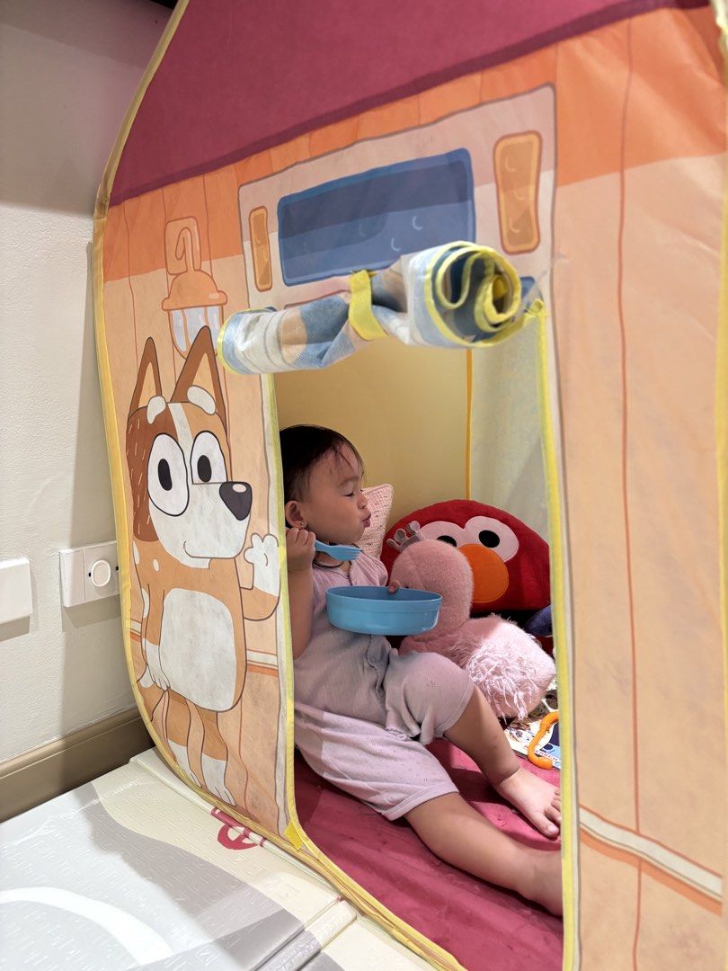 Bluey Play Tent (Category: Infant Playtime) located in Iloilo. Submitted by yssaly (Listing ID 1425423475, Image 3). Description: Brand New Bluey Play Tent for sale! RFS: purchased double.