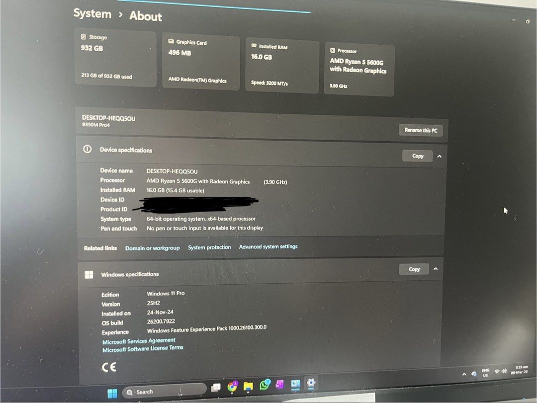 Budget School/ Work Desktop PC (Gaming capable)65672426155393111