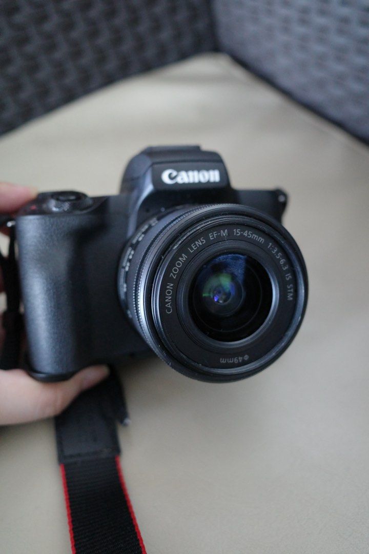 Canon EOS M50 Camera Set (Category: Cameras) located in Leyte. Submitted by iam.candii (Listing ID 1425316696, Image 3). Description: Canon eos M50 (set) - Original battery and charger - 49mm K & F Concept ND2-400 Filter - Yongnuo F1.8 50mm lens - Viltrox mount adapter EF-EOS M - Camera manual shutter count: 5915 ₱39k | In very good condition Tacloban City.