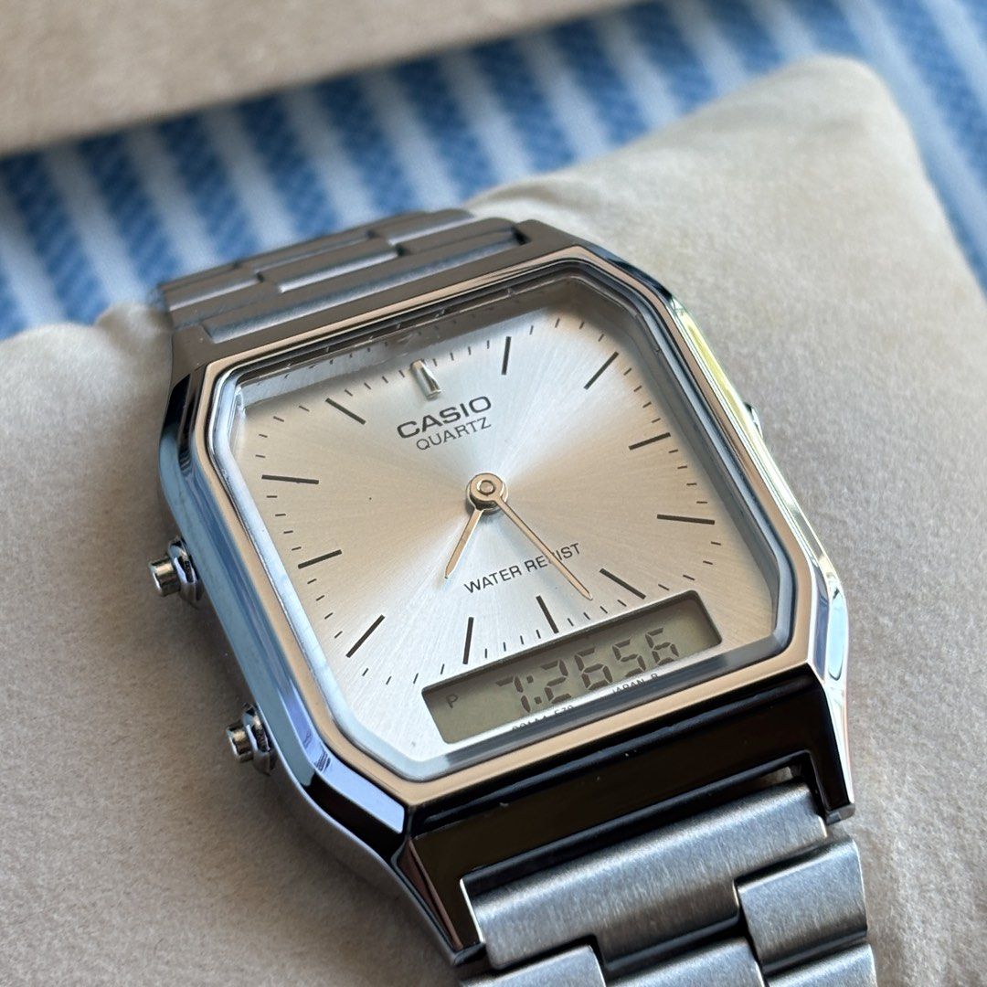Casio AQ230 Silver Dial (Category: Men's Watches) located in Pasay City. Submitted by lychee_ph (Listing ID 1425337141, Image 3). Description: COD, COP, SAME DAY DELIVERY .
