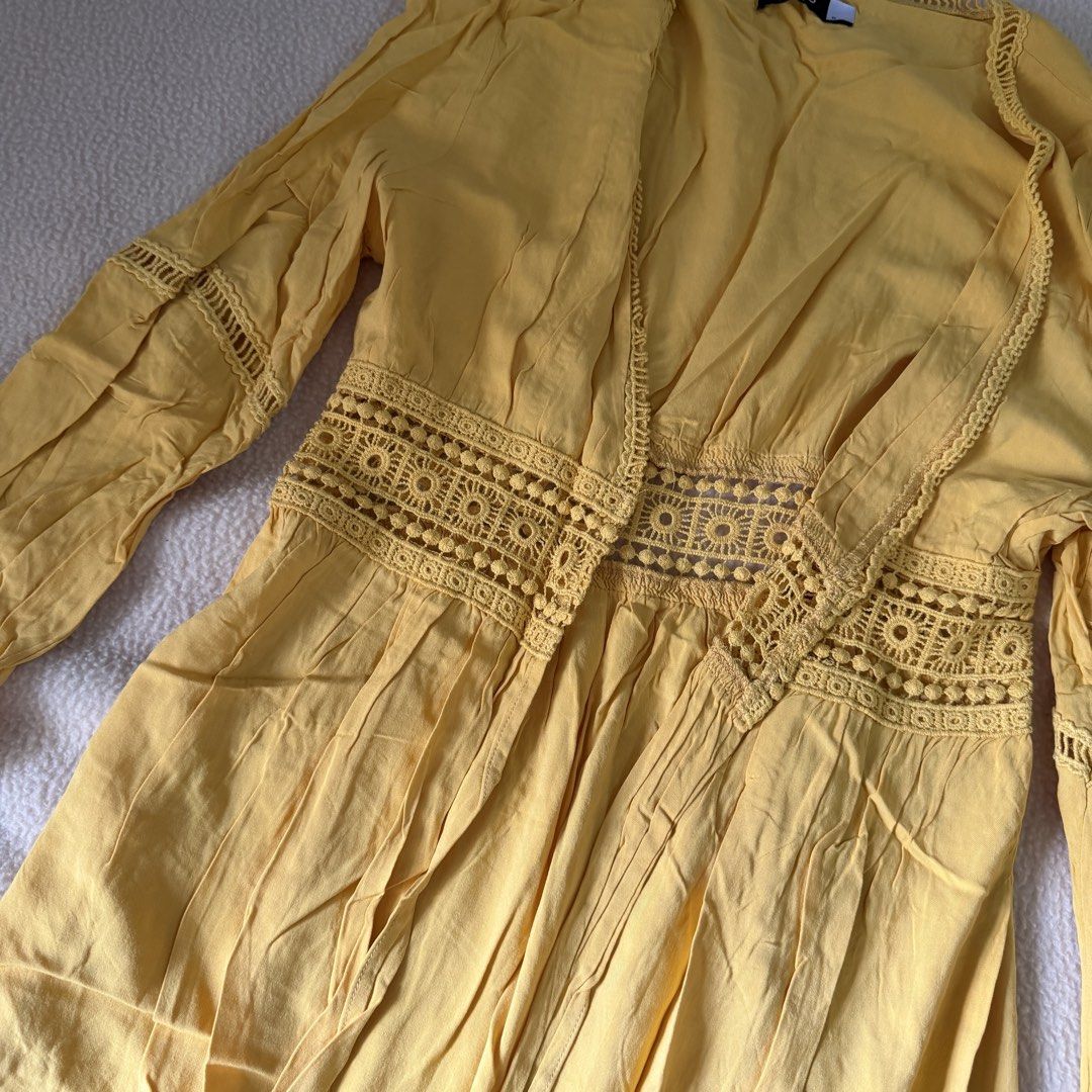Coco Cabana Yellow Dress - Small to Medium (Category: Dresses) located in Quezon City. Submitted by helloherl_ (Listing ID 1425281070, Image 2). Description: Used only once RFS: Not my color .