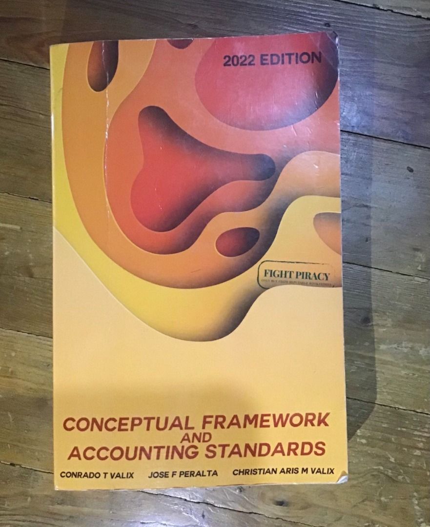 Conceptual Framework and Accounting Standards 2022 Edition (Category: Textbooks) located in Manila. Submitted by shys-28-closet (Listing ID 1425326655, Image 1). Description: reason: I'm done with the course.