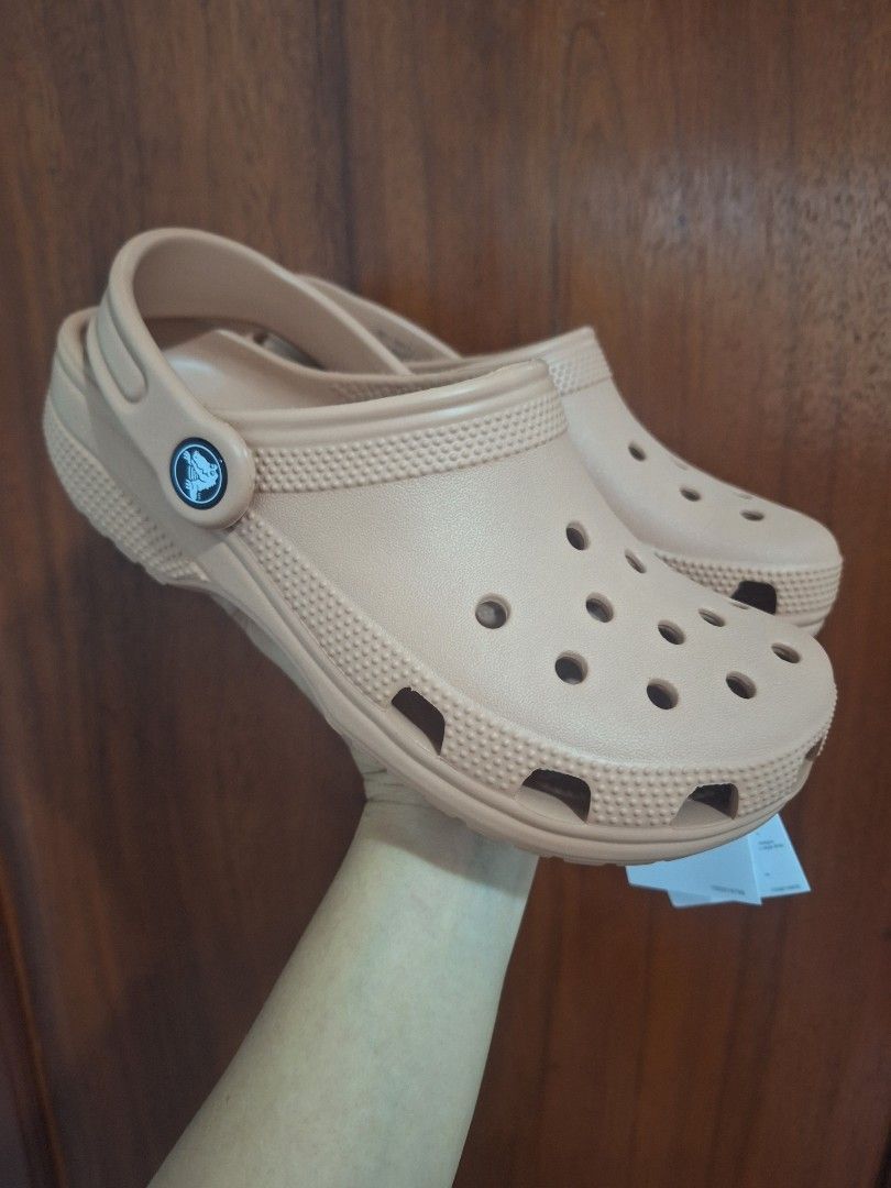 Crocs Classic Sandals - Cork (Category: Flats & Sandals) located in Batac City. Submitted by cletzdeclutter (Listing ID 1425309156, Image 2). Description: LAST PRICE - Original Crocs Classic Clog in Cork color - Color may vary due to lighting - Size M3 W5.