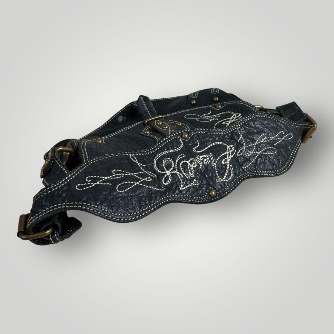 00s archive one shoulderbag flap y2k DIESEL Archive Y2K Studded 