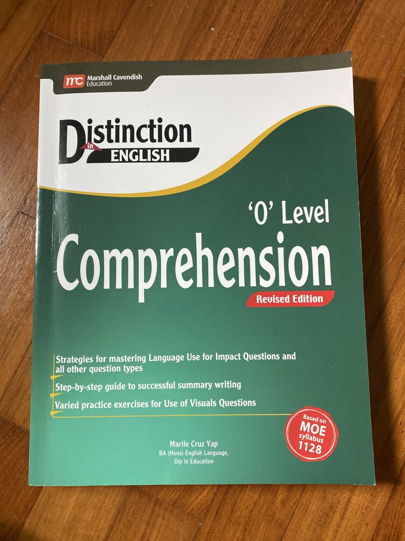 Distinction in English 'O' Level Comprehension Textbook, Hobbies & Toys ...